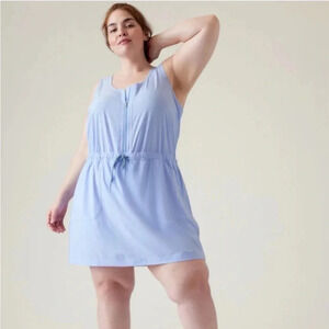 Athleta Shallowtail Blue Expedition Skort Dress Size 26